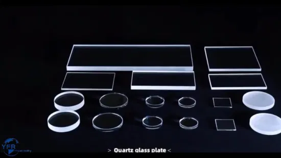 Success Glasplatte, OEM-Größe, klare Glasplatten, Scheibe, rund, Quarzglas, transparent, Stückfarbe, reines Paket, quadratisch